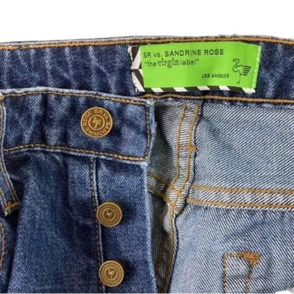 NWT Free People’s Sandrine Rose Jeans Women’s Size 24 Button Front Premium - Picture 4 of 8